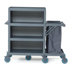 Fantom Procart 431 3-этажная напольная тележка с отсеком для мусора - Fantom
