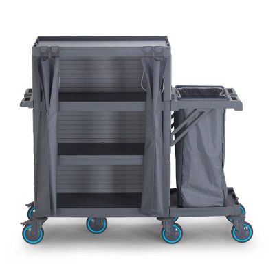 Fantom Procart 432 Tarpaulin Floor Trolley with Garbage Compartment - Fantom