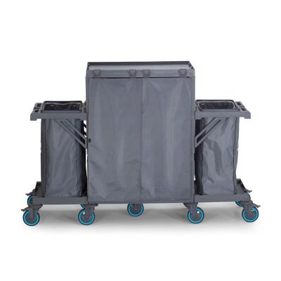 Fantom Procart 433 Tarpaulin Floor Trolley with 2 Garbage Compartments - Fantom