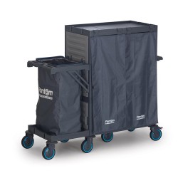 Fantom Procart 434 Drawer Canvas Floor Trolley with Garbage Compartment - 2