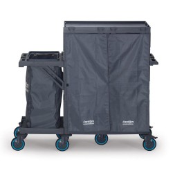 Fantom Procart 434 Drawer Canvas Floor Trolley with Garbage Compartment - 5
