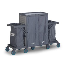 Fantom Procart 435 Drawer Canvas Floor Trolley with 2 Garbage Compartments - Fantom (1)