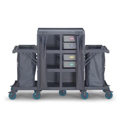 Fantom Procart Напольная тележка из холста с 435 ящиками и 2 отделениями для мусора - 1