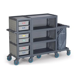 عربة أرضية Fantom Procart 436 مزودة بأدراج، حجرة قمامة - Fantom (1)