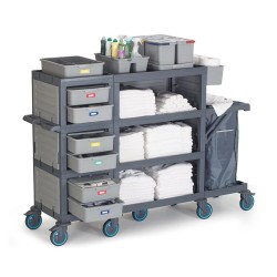 عربة أرضية Fantom Procart 436 مزودة بأدراج، حجرة قمامة - 3