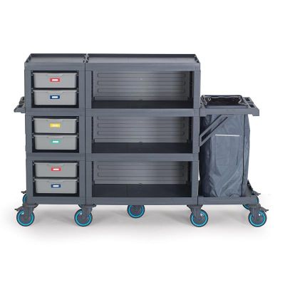 Fantom Procart 436 Напольная тележка с ящиками, отсек для мусора - Fantom