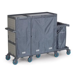 Fantom Procart 437 عربة أرضية قماشية ذات أدراج قماشية مع حجرة قمامة - 4