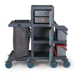 عربة أرضية Fantom Procart 438 مع طقم دلو أدراج، حجرة قمامة - 1