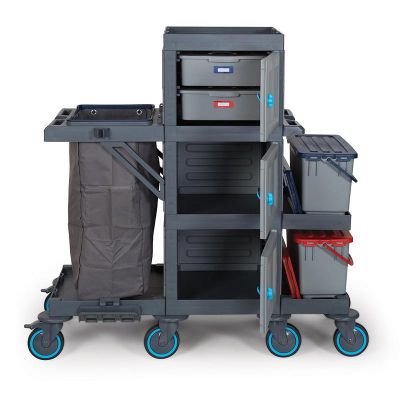 Fantom Procart 438 Напольная тележка с комплектом ведер с ящиками, отсек для мусора - Fantom