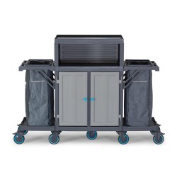 Fantom Procart 441 Напольная тележка со шкафом, 2 отсека для мусора - Fantom