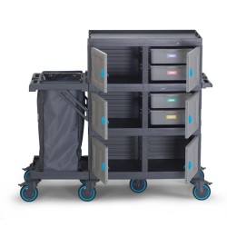 Fantom Procart 451 Floor Trolley with Cabinet Drawers, Garbage Compartment - Fantom