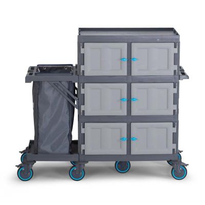 Fantom Procart 451 Floor Trolley with Cabinet Drawers, Garbage Compartment - Fantom