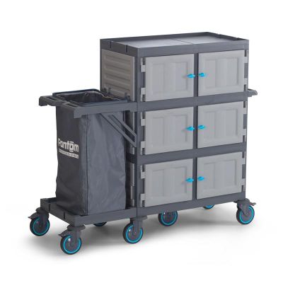 Fantom Procart 451 Напольная тележка с выдвижными ящиками, отсек для мусора - Fantom