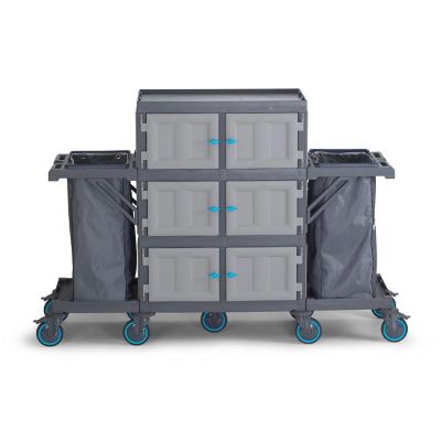 Fantom Procart 452 Detachable Floor Trolley with Drawers, Garbage Compartment - Fantom