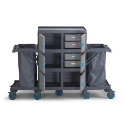 Fantom Procart 453 Напольная тележка с тумбой с ящиками, 2 отделения для мусора - 3