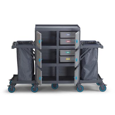 Fantom Procart 453 Напольная тележка с тумбой с ящиками, 2 отделения для мусора - Fantom