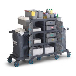 Fantom Procart 453 Напольная тележка с тумбой с ящиками, 2 отделения для мусора - 4