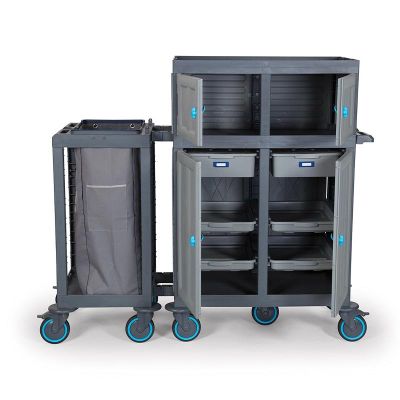 Fantom Procart 461SP Çekmeceli Dolaplı Kat Arabası, Çöp Bölmeli - 3