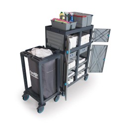 Fantom Procart 461SP Floor Trolley with Drawer Cabinet, Garbage Compartment - 5