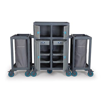 عربة أرضية Fantom Procart 463SP مزودة بأدراج، 2 حجرة قمامة - Fantom