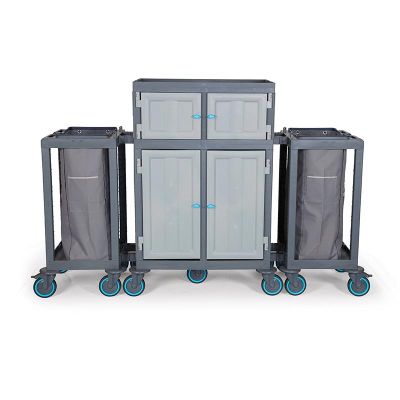 Fantom Procart 463SP Floor Trolley with Drawers, 2 Garbage Compartments - Fantom