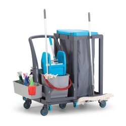 Fantom Procart 73001 Aksesuar Takımlı Temizlik Arabası, Çöp Bölmeli - 1