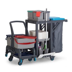 Fantom Procart 73102 Съемная тележка для уборки с набором принадлежностей, отсек для мусора - 4