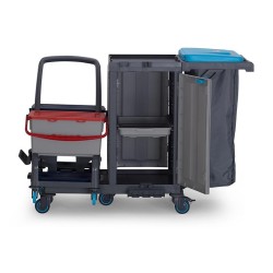 Fantom Procart 73122 Detachable Cleaning Trolley with Cabinet, Accessory Set - 1