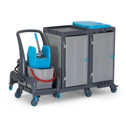 عربة التنظيف Fantom Procart 73131 عربة تنظيف مع مجموعة ملحقات قابلة للفصل، حجرة قمامة - 4