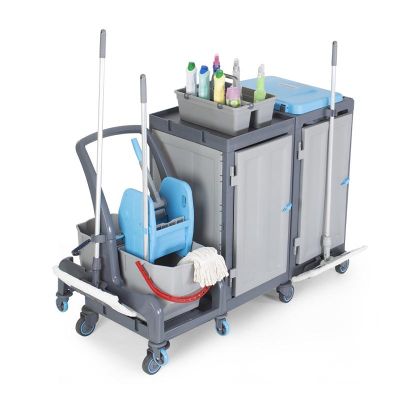 Fantom Procart 73131 Cleaning Trolley with Detachable Accessory Set, Garbage Compartment - Fantom
