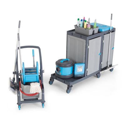 Fantom Procart 73131 Тележка для уборки со съемным набором принадлежностей, отсек для мусора - Fantom