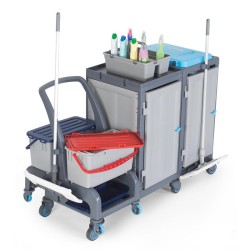 Fantom Procart 73132 Ayrılabilir Aksesuar Takımlı Temizlik Arabası, Çöp Bölmeli - 3