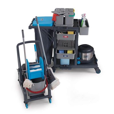 عربة التنظيف Fantom Procart 73141 مع مجموعتين من الملحقات، حجرة قمامة - Fantom
