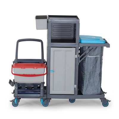 Fantom Procart 73202 Dolaplı Temizlik Arabası, Çöp Bölmeli - 1