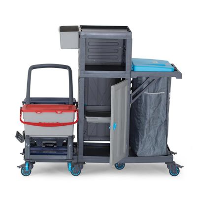Fantom Procart 73202 Dolaplı Temizlik Arabası, Çöp Bölmeli - 2