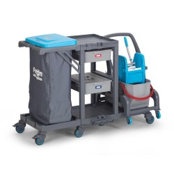 Fantom Procart 73401 Съемная тележка для уборки с ящиками, отсек для мусора - Fantom (1)