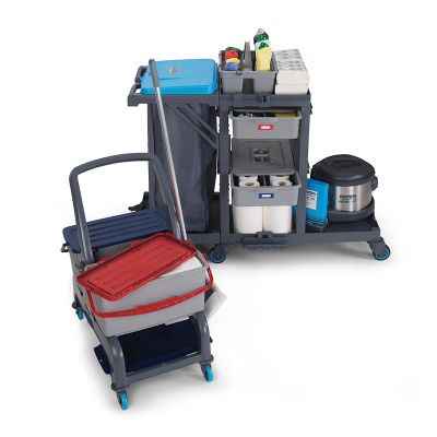 Fantom Procart 73402 Detachable Cleaning Trolley with Drawers, Garbage Compartment - Fantom