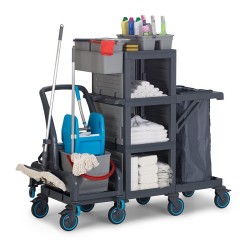 Fantom Procart 74001 Detachable Floor Trolley with Garbage Compartment - 3