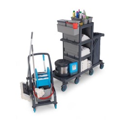 Fantom Procart 74001 Detachable Floor Trolley with Garbage Compartment - 4