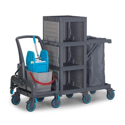 Fantom Procart 74001 Съемная напольная тележка с отсеком для мусора - Fantom
