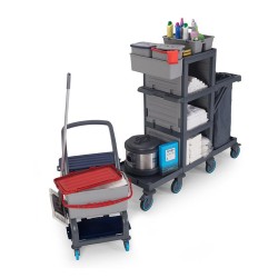 Fantom Procart 74002 Detachable Floor Trolley with Garbage Compartment - 4