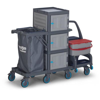 Fantom Procart 74032 عربة أرضية قابلة للفصل مع أدراج، حجرة قمامة - Fantom