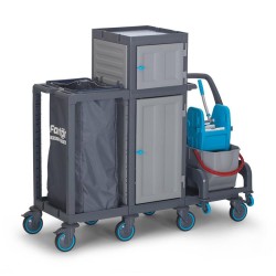 Fantom Procart 74121 Detachable Floor Trolley with Cabinet, Garbage Compartment - 4