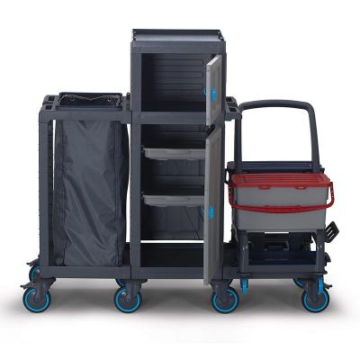 Fantom Procart 74122 Detachable Floor Trolley with Cabinet, Garbage Compartment - Fantom
