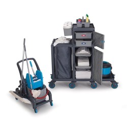 Fantom Procart 74131 عربة أرضية قابلة للفصل مع أدراج وخزائن، حجرة قمامة - 4