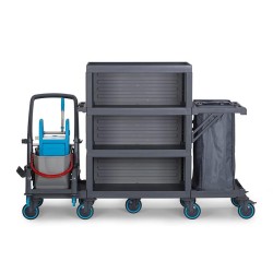 Fantom Procart 74311 Detachable Floor Trolley with Garbage Compartment - 1