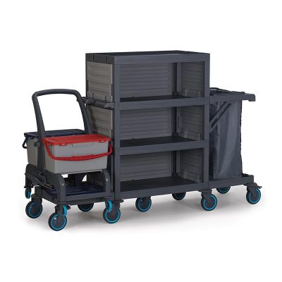Fantom Procart 74312 3 Съемная напольная тележка с отсеком для мусора - Fantom