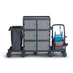 Fantom Procart 74511 Detachable Floor Trolley with Drawers, Garbage Compartment - 2