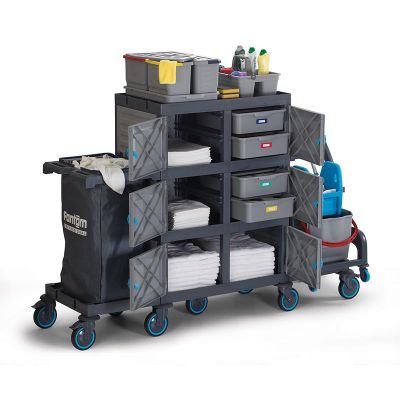 Fantom Procart 74511 Съемная напольная тележка с ящиками, отсек для мусора - Fantom