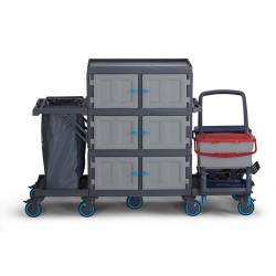 Fantom Procart 74512 عربة أرضية قابلة للفصل مع أدراج، حجرة قمامة - 1